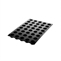 Silikomart Flexible Cylinder Silicone Mold, 40-Piece