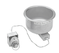 Wells SS-10D Electric Top-Mount Round Drop-In Food Warmer, 11 Quart, Non-Insulated, With Drain