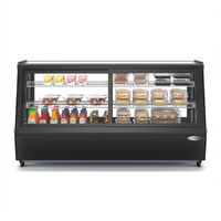 KoolMore 48-Inch Countertop Refrigerated Display Case with Sliding Glass Doors