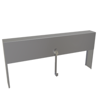 Glastender Single 29-Inch Stainless Steel Speed Rail Locking Cover