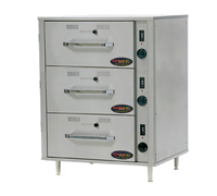 RedHots DWN-3-240 3-Drawer Narrow Freestanding Warming Drawer