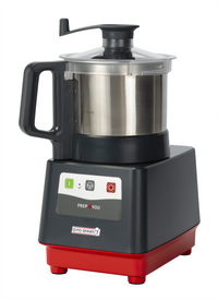 Dito Sama 3.8 Qt Cutter Mixer with Stainless Steel Bowl, Single Speed, 750W