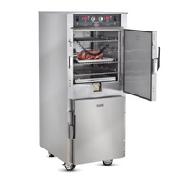 FWE G2 Series Mobile Low Temp Cook & Hold Smoker Cabinet Oven, 2-Compartment, Stainless Steel