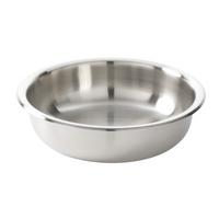 Synergy 6 Qt Round Stainless Steel Food Pan for Round Chafers