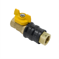 Safe-T-Link Safe-T-Guard 3/4 Inch NPT Quick Disconnect Combination Gas Valve
