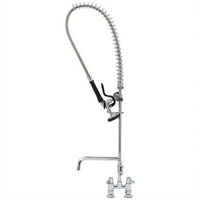 Equip 4-Inch Centers Deck Mount Pre-Rinse Unit with 8-Inch Add-On Faucet