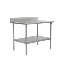 John Boos ST6R5-30132SSK Stallion Stainless Steel Prep Tables
