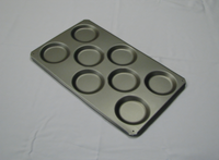 Henny Penny CWPLUS 1/1 GN Coated Aluminum Pan with 8 Short Cups