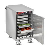 Handy Line Mobile Undercounter Heated Holding Cabinet, 1 Compartment, Solid Door, Stainless Steel