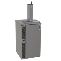 Glastender One-Zone Side-Serviced Cold Brew Coffee Dispensing Cooler, Bar Profile, 20 Inch Wide
