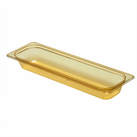 Cambro H-Pan™ High Heat Half-Size Long Plastic Food Pan, 2-1/2