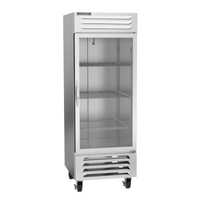 Beverage-Air Vista® 30-Inch One-Section Glass Door Reach-In Freezer, Bottom-Mounted Self-Contained, 25.97 Cu. Ft.