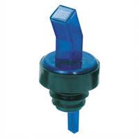 Ban-M Screened Liquor Pourer with Collar, Blue/Black