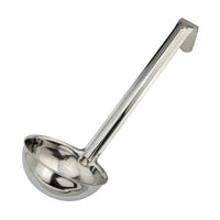 Winco 4 oz. Stainless Steel Serving Ladle with 6-Inch Handle, One-Piece, Mirror Finish