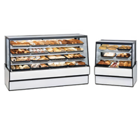 Federal Industries High Volume Series 77-Inch Non-Refrigerated Bakery Display Case with Sloped Glass Front