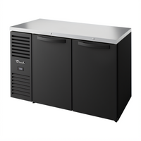 True Premier Bar TBR52-RI 52-Inch Two-Section Back Bar Cooler with Left-Side Self-Contained Refrigeration