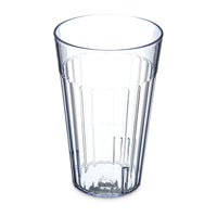 Bistro 32 oz Clear Fluted SAN Plastic Tumbler