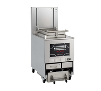 Henny Penny Velocity Series Electric Open Fryer with Built-In Filtration, 75 lb. Oil Capacity, Floor Model