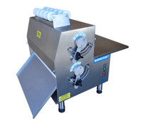 Somerset CDR-2100M Side-Operated Compact Dough Roller with 20-Inch Metallic Rollers