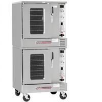 Southbend Platinum Double Deck Half-Size Electric Convection Oven, Standard Depth, Ventless