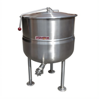 Crown DL-60 60 Gallon Direct Steam Stationary Kettle with 2/3 Jacket
