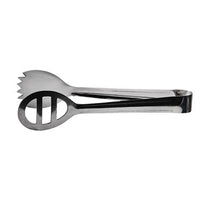 Winco 7-3/4-Inch Oval Stainless Steel Salad Tongs, Satin Finish (PTOS-8)