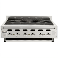 Vulcan VACB47 Heavy-Duty 46-7/8-Inch Countertop Gas Charbroiler with 8 Burners