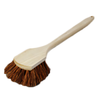 Sparta Utility Scrub Brush with Stiff Palmyra Bristles, Wood Handle, 20-Inch x 5-Inch