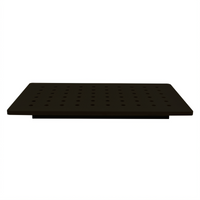 TableCraft Versa-Tile Perforated Single-Well Carving Station Template, Black Richlite
