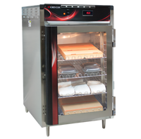 Cres Cor Half-Size Countertop Heated Food Merchandiser Cabinet with Tempered Glass Door