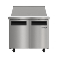 Koolmore KM-MPTR36-2D KoolMore Refrigerated Prep Tables