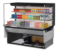 Turbo Air 60-Inch Drop-In Horizontal Open Refrigerated Display Case, Low Profile, 19.3 Cu. Ft.