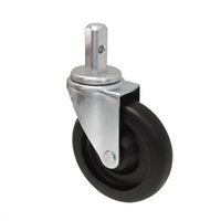 Winco 5-Inch Full Swivel Stem Caster Without Brake for ALRK-, ALZK-, AWRK- & AWZK-Series Shelving