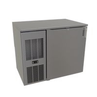 Glastender C1FL36 36-Inch Front-Serviced Low Profile Back Bar Cooler, Single Door, Single-Section, Self-Contained R290