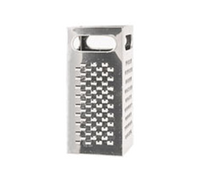 Crestware Four-Sided Square Stainless Steel Grater