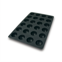 Silikomart 24-Cavity Flexible Non-Stick Muffin Mold
