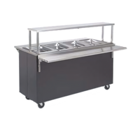 Vollrath 2-Series Affordable Portable 46-Inch Solid Stainless Steel Food Bar Tray Slide