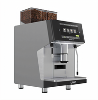 UNIC Tango XP SOLO 1-Group 2-Step Super Automatic Espresso Machine with 3 Grinders and SteamAir Wand