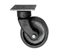 Metro Super Erecta 8-Inch Swivel Dolly Plate Caster with Polyurethane Wheel Tread