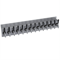 Krowne 42-Inch Wall-Mount Glycol-Cooled Draft Beer Tower, 14 Faucet Capacity