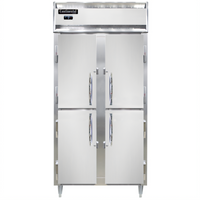 Continental Refrigerator D2FSENSAHD Designer Slim Line Two-Section Reach-In Freezer with Narrow Half-Height Solid Doors