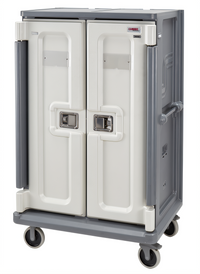 Cambro Tall Profile Insulated 2-Compartment Meal Delivery Cart for 15