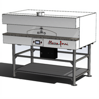 Marra Forni ELMS68-32 Freestanding Square Electric Pizza Deck Oven with 68 x 32 Inch Brick Hearth