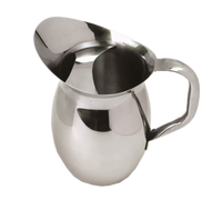 American Metalcraft 68 oz Stainless Steel Bell Pitcher with Ice Guard, Mirror Finish