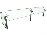 Hatco Flav-R-Shield Adjustable Self-Service Sneeze Guard, 2-Bay, 84-Inch Wide