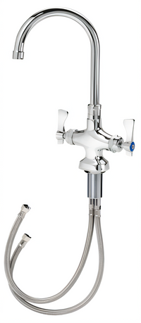 Krowne Royal Series Double Pantry Deck-Mount Gooseneck Faucet