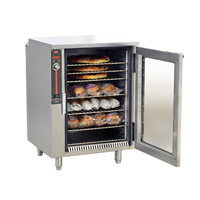 Handy Line Single-Door Countertop Heated Pizza Holding Cabinet, 11 17-Inch Pizza Box Capacity