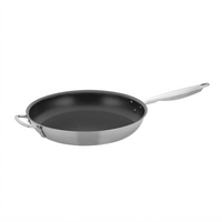 Tri-Gen 14-Inch Round Tri-Ply Induction-Ready Non-Stick Fry Pan with Riveted Helper Handle