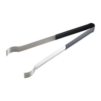 Winco 12 Inch Heavy Duty Stainless Steel Pom Tong with Black Insulated PVC Handle