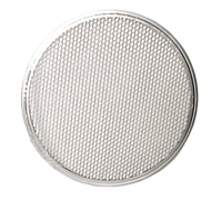 26-Inch Round Heavy-Duty Crimped Aluminum Pizza Screen